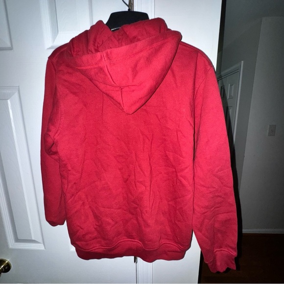 Tony Hawk Full Zip Hoodie Boys L Maroon Skater Skateboard Streetwear RN70361 - Picture 4 of 9